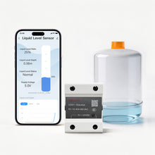 Moray ME201WC Tuya APP Control Consumption Ultrasonic Detector Water Liquid Level Sensor Alarm Indicator Remote Tank Monitor